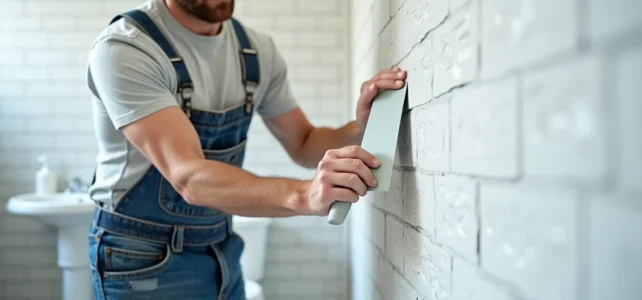 Comment poser une toile de verre sur du carrelage mural en toute simplicité